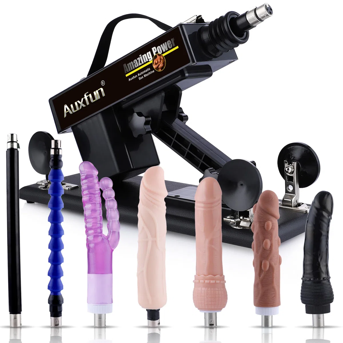 Macchina per dildo per donne e uomini, macchina del sesso con 7 accessori 3XLR, macchina per il sesso con dildo, la macchina dell’amore di coppia, giocattolo sessuale per donne e uomini soli