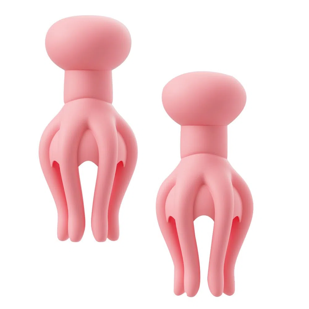 Vibratoreper Donna Professionale, Stimolatore Donna con 10 Modalità di Vibrazione, Massaggiatori Elettrici per Il Seno, Vibratore per Capezzoli Giocattoli Erotici(2 Vibratori)