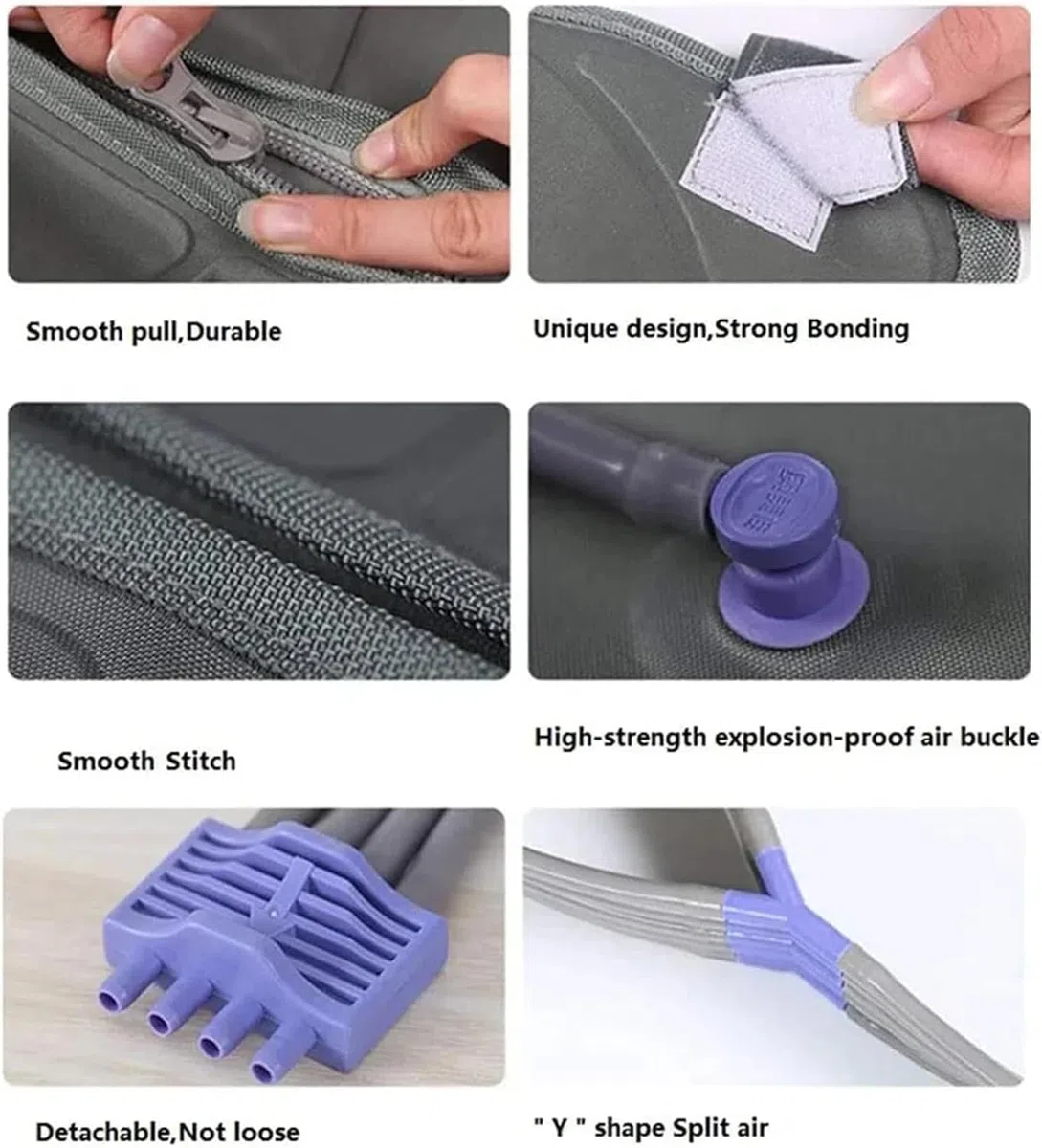 Massaggiatore per gambe per lipedema Macchina a compressione per gambe Massaggiatore per drenaggio linfatico Stivali a compressione per gambe per circolazione Massaggiatore per piedi e gambe