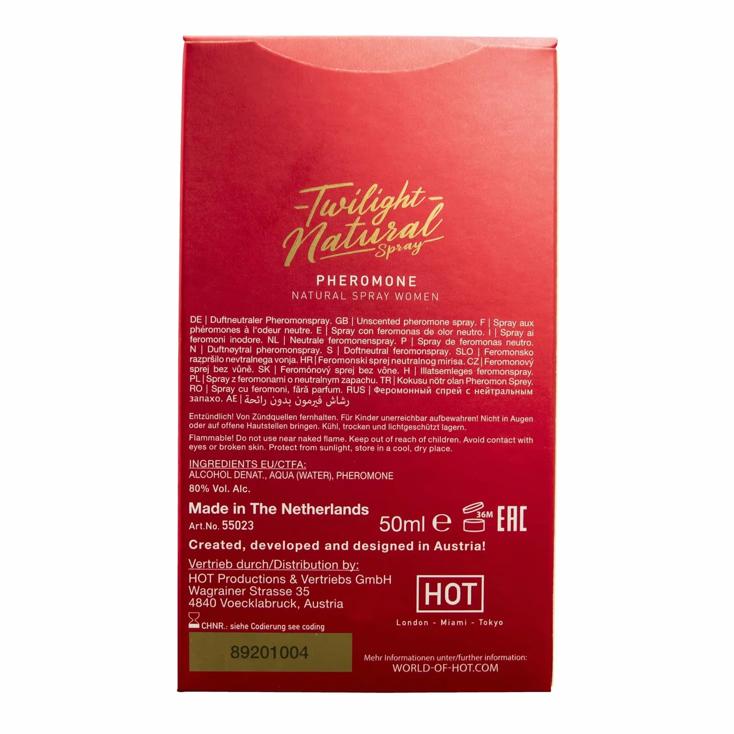 HOT Twilight Pheromone Natural Spray 50 ml