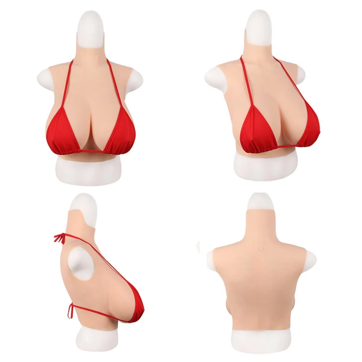 Seno in Silicone, Forme di Seno in Silicone Realistico Seni Finti Seno Artificiale Tette False Pelle Realistica B-I Cup, Protesi Del Seno Artificiale per Crossdresser Transgender Mastectomia
