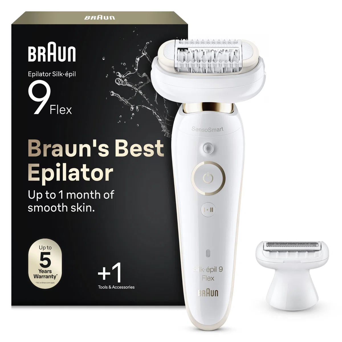 Braun Silk-épil 9 Flex Depilatore Donna, Epilatore Elettrico Donna, Testina Flessibile, Rasoio Donna, Epilazione Semplice,Wet & Dry,Testina radente, Idea Regalo, Festa della Donna,9-006 Flex
