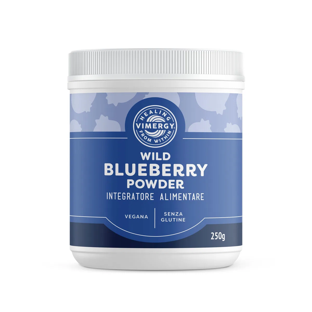 Vimergy Wild Blueberry Powder, 62 Porzioni – Polvere di Mirtilli Selvatici da Mirtilli Interi - Integratore Mirtillo Vegano – Senza Zuccheri Aggiunti o Riempitivi – Senza OGM e Senza Glutine (250 g)