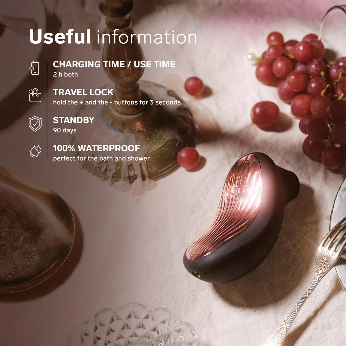 LELO SONA 3 Cruise Massaggiatore Sonico Femminile con App Bluetooth, Succhia Clitoride per Donna, Stimolatore per Clitoride 12 Modalità con Più Potenza e Tecnologia a Onde Soniche, Vibratore, Pink