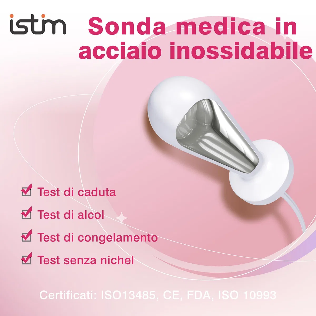 iSTIM Stimolatore per incontinenza Kegel V2 con sonda per il controllo della vescica e esercizi per il pavimento pelvico per donne Stimolatore elettrico muscolare (EMS