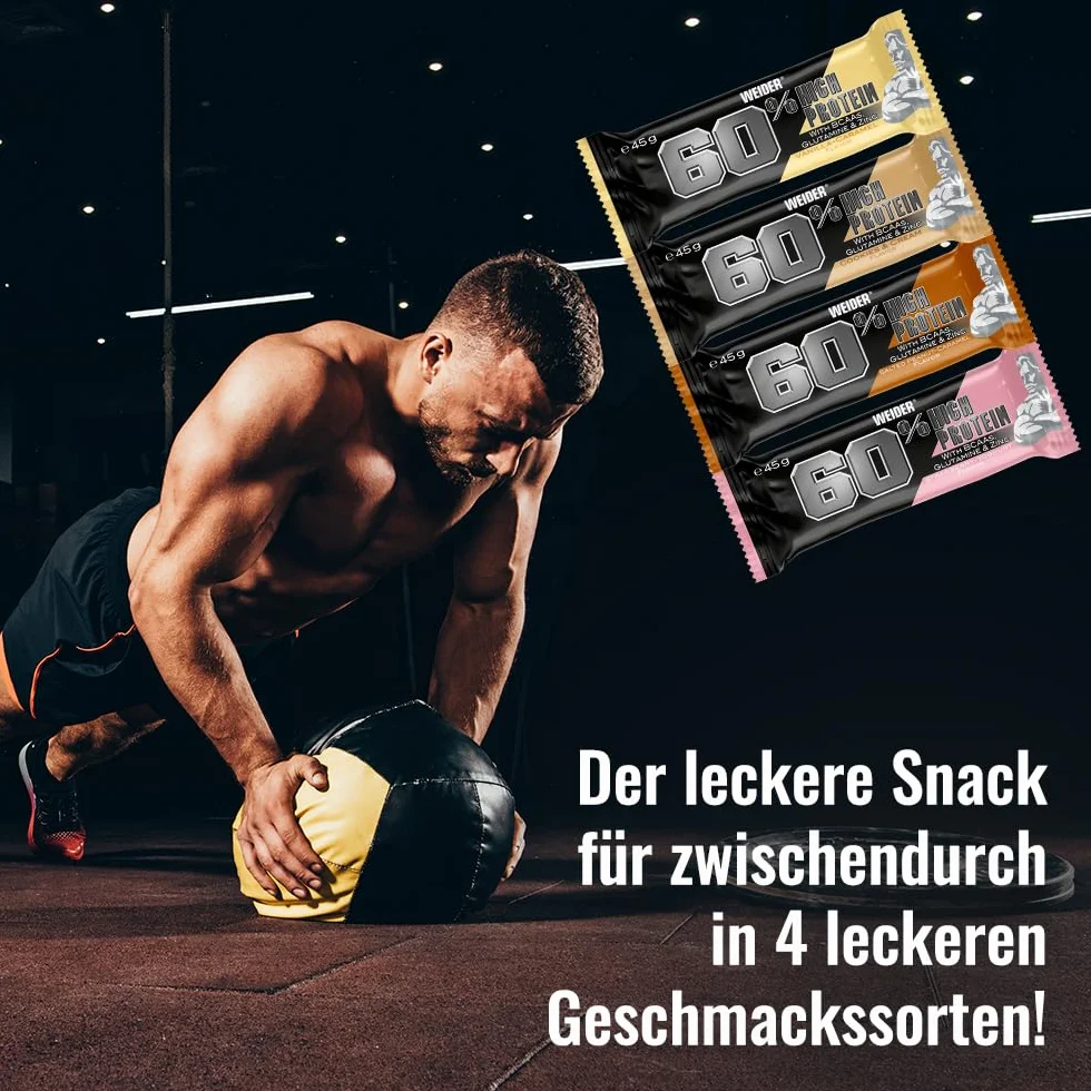 Weider 60% Proteine Bar Cookies&Cream