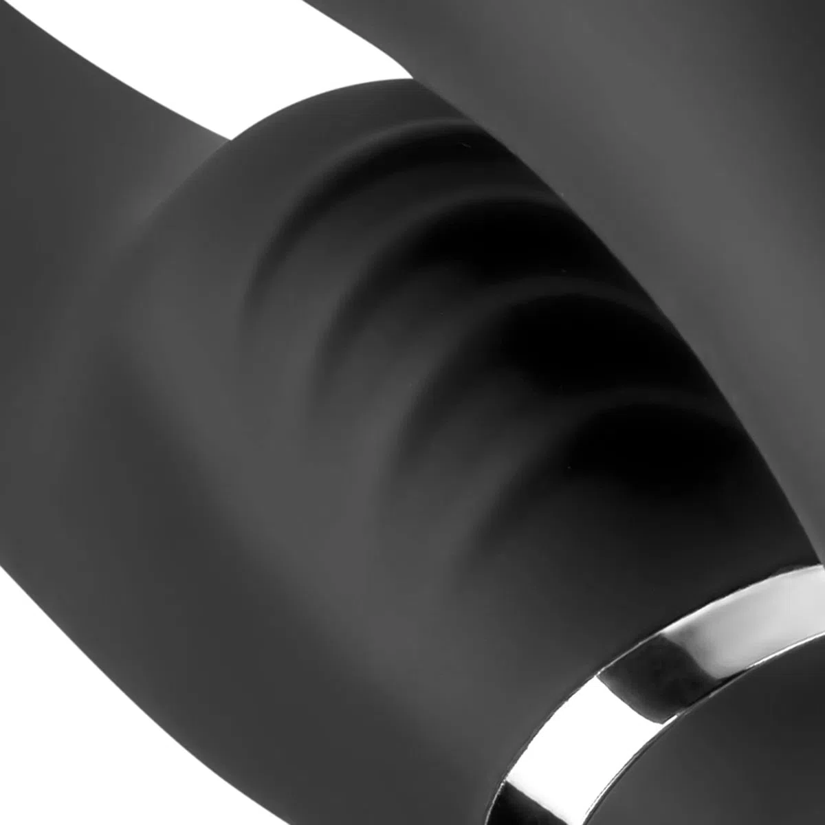 No-parti - Avery senza spalline Strapon Vibrazione Dildo 22 cm - Nero