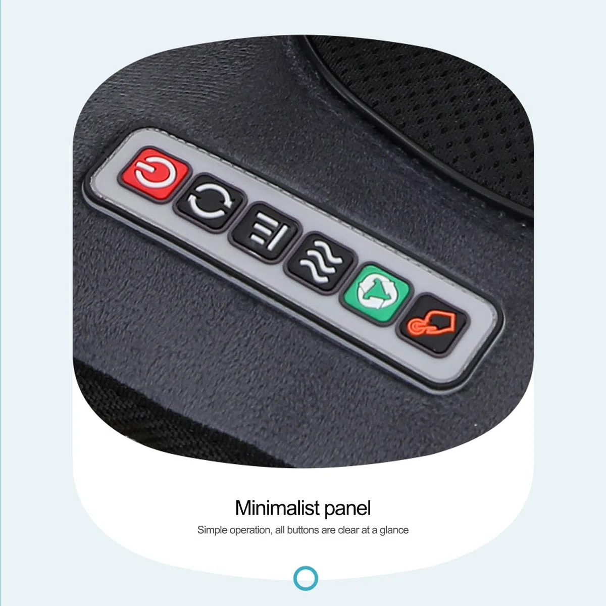 Comfier Materassino Massaggiante con Calore, Shiatsu per Schiena con 20 Motori a Vibrazione, Cuscino Massaggiatore Shiatsu per Letto, per Collo e Schiena, Cortexgrinding