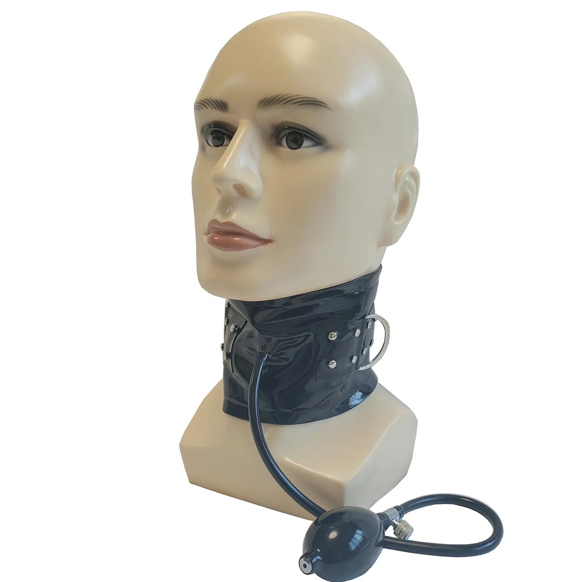 Collare in Lattice Gonfiabile per Uomo Accessori per Abbigliamento con Cerniera Regolabile da Donna,Collari per Accessori per Collo Cosplay per Uomini e Donne