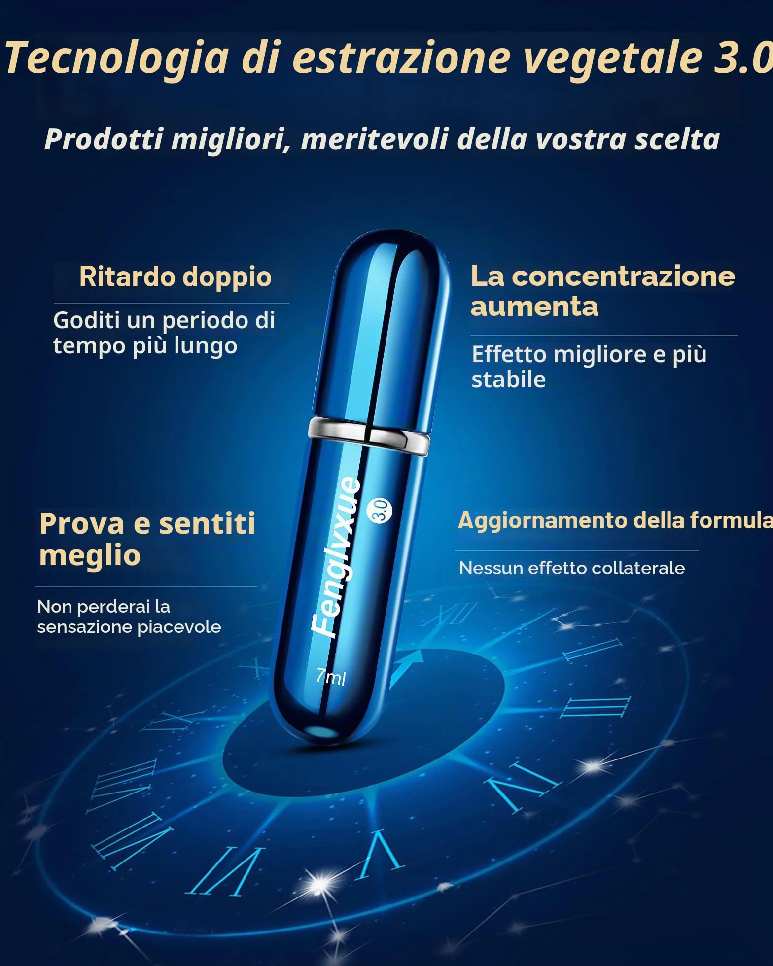 Delay Spray dla mężczyzn 0.24 Fl Oz 7 ml