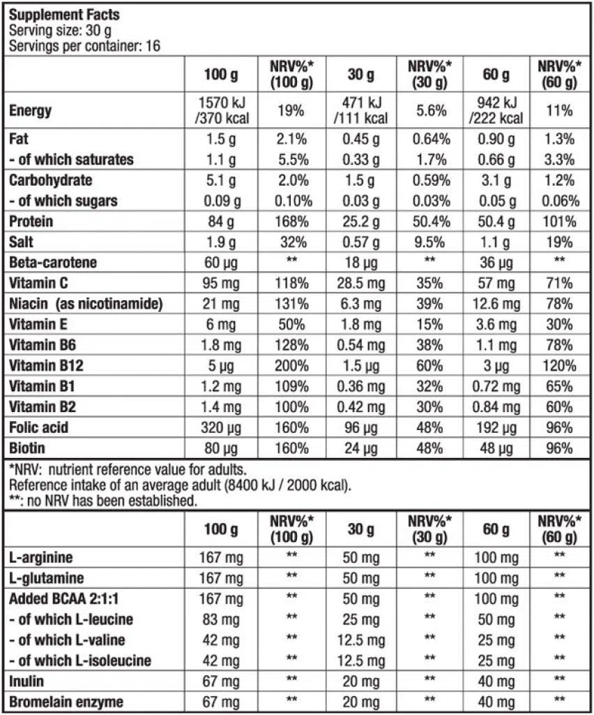 BioTech USA IAF00078213 Beef Protein, 1816 g, Vaniglia Cannella