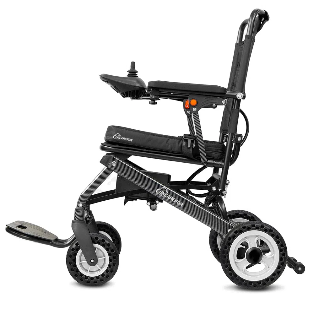 Solo 13 kg : Leggerissimo Sedia a Rotelle Elettrica 2026 per Adulti, Sedia a Rotelle Elettrica Pieghevole e Leggera, Doppio Motore 400 W