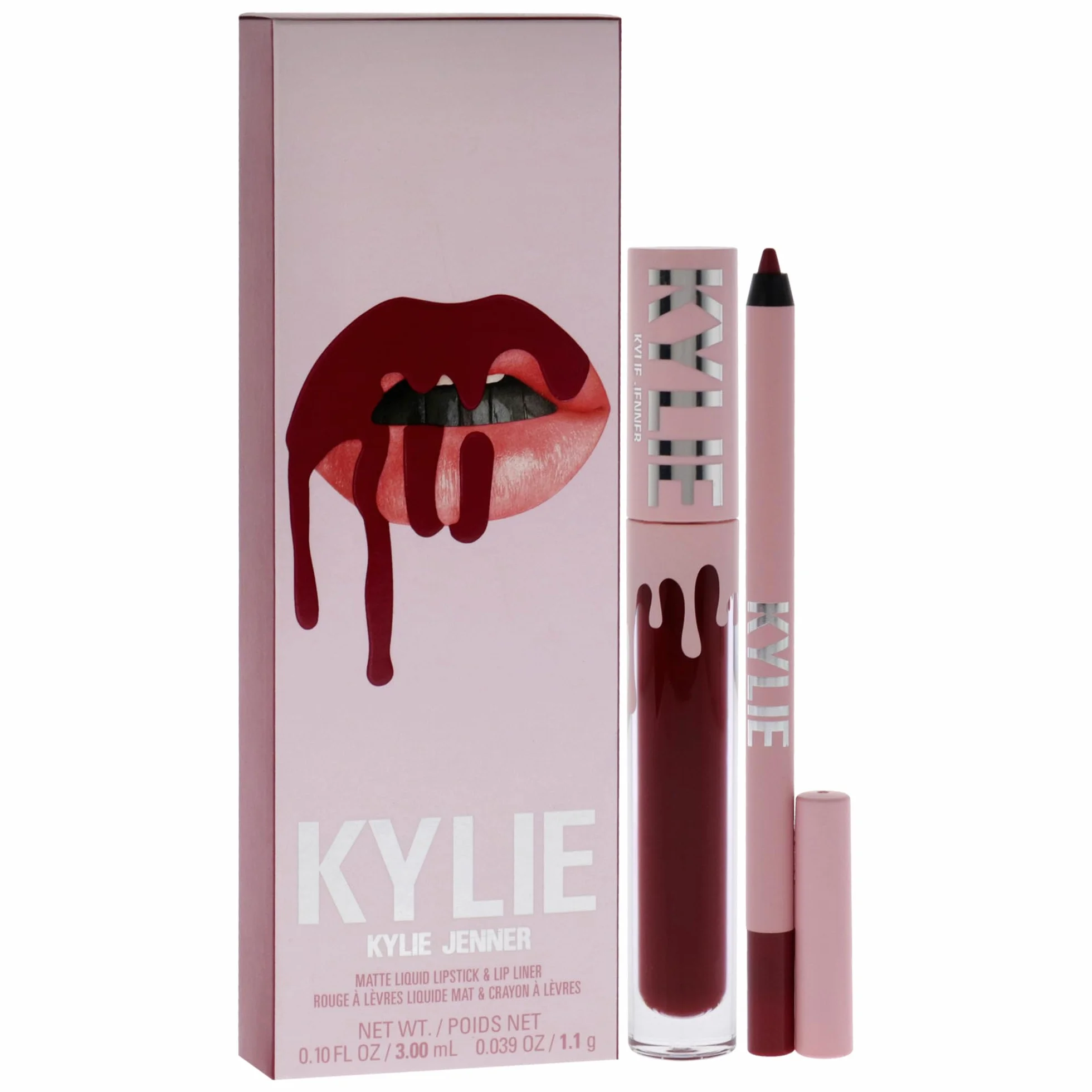 Kylie Cosmetics Matte Lip Kit 3Ml Liquid Lipstick 1.1G Lip Liner Bite Me