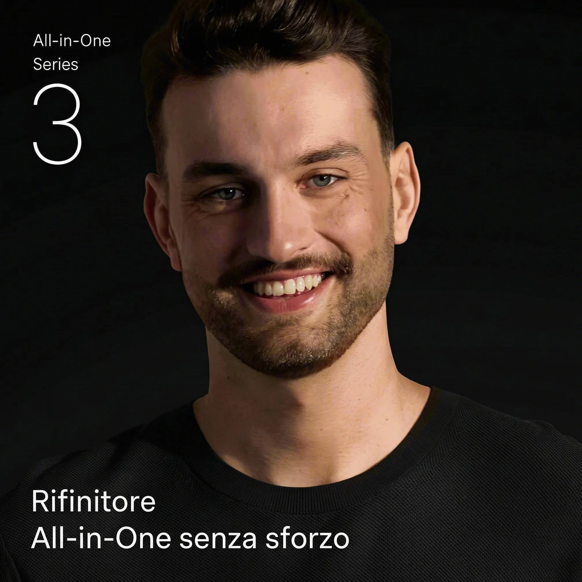 Braun Series 3 All-in-One Rifinitore Rasoio Elettrico Barba e Capelli 11in1 Lama Ultra Affilata 14 Lunghezze 50 Minuti Autonomia Aio3565 Grigio