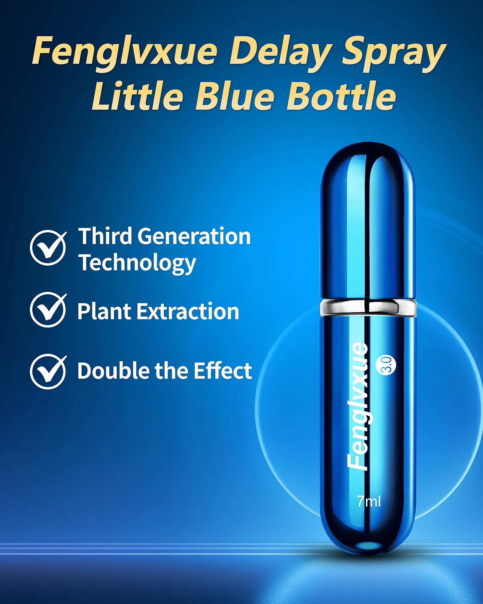 Delay Spray dla mężczyzn 0.24 Fl Oz 7 ml