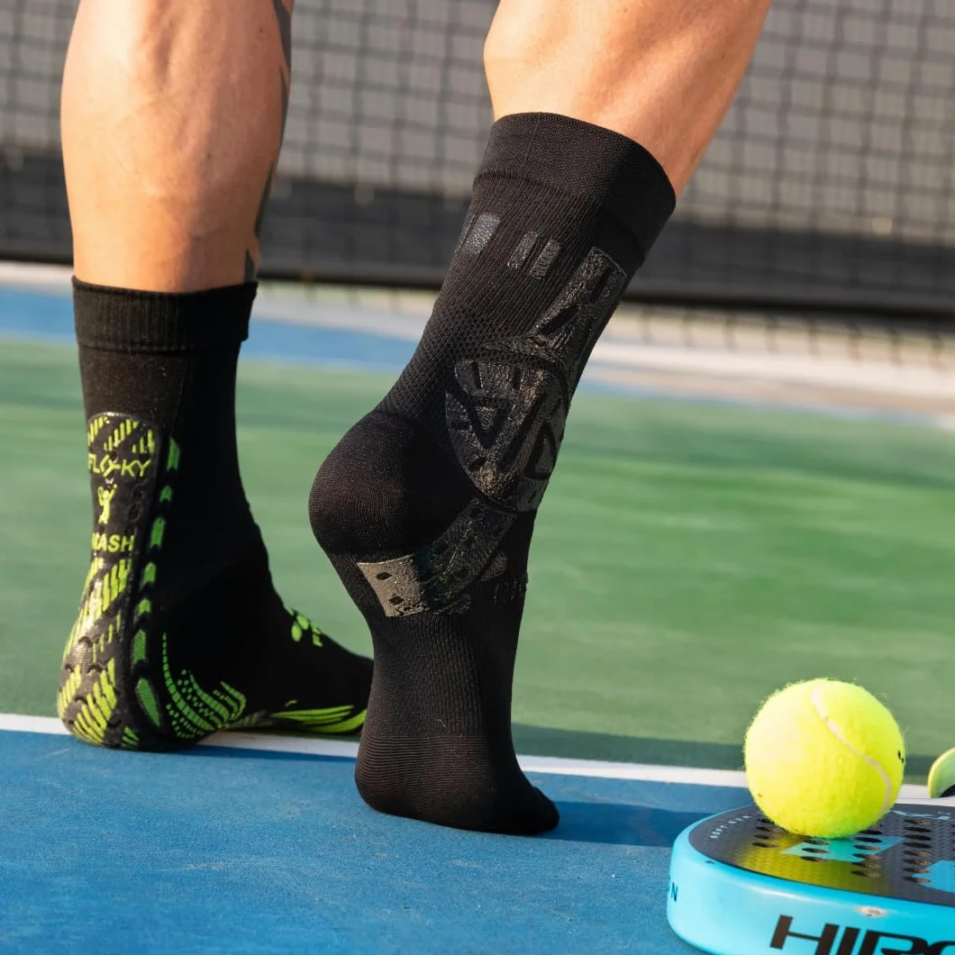 FLOKY Cavigliera Biomeccanica a Compressione Multisport con Bande Siliconiche