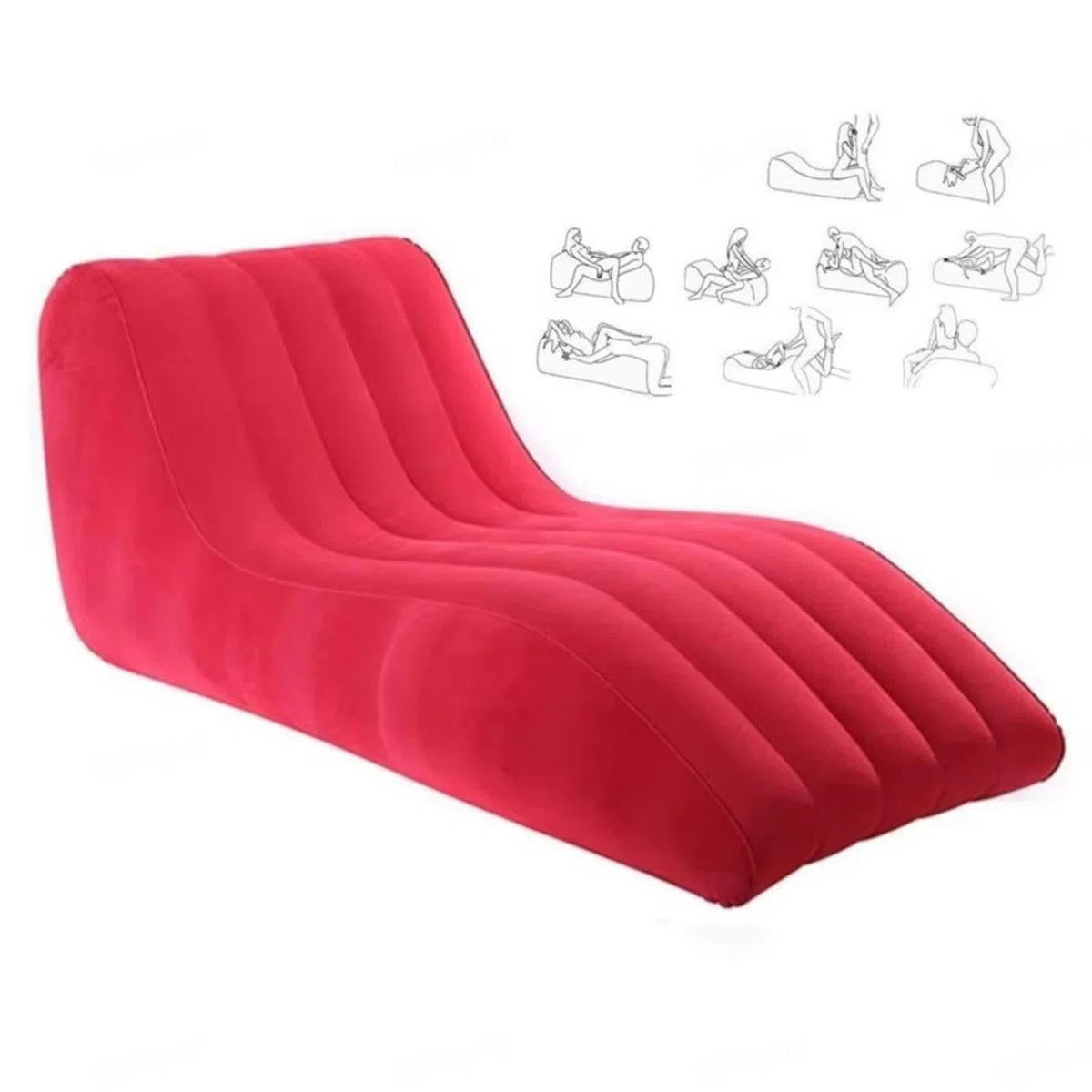 Divano Gonfiabile Antiscivolo e Traspirante Impermeabile e Facile da Pulire,Style1