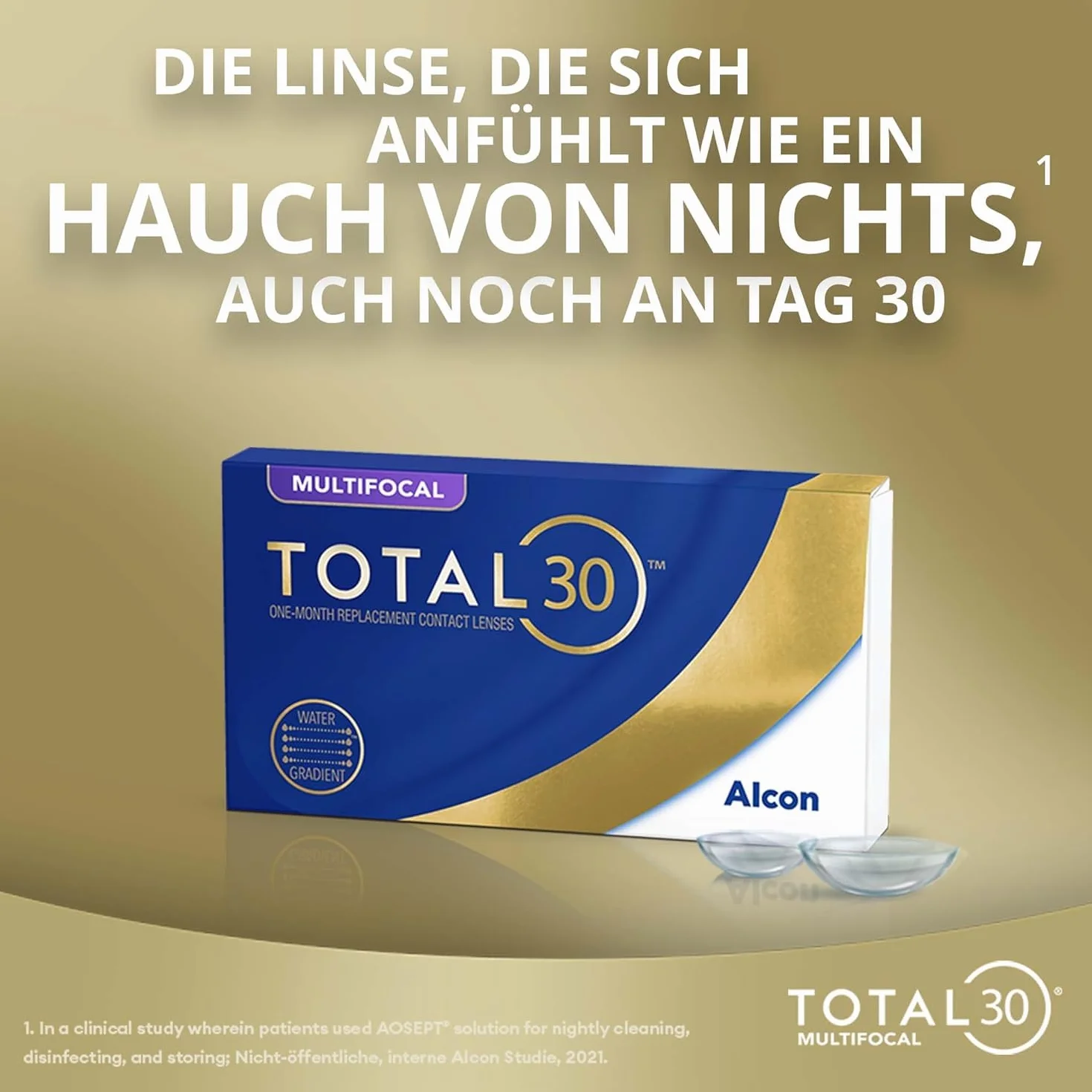 TOTAL30 Multifocal lenti a contatto mensili 6 lenti BC 8.4 DIA 14.2 ADD MED -07.50