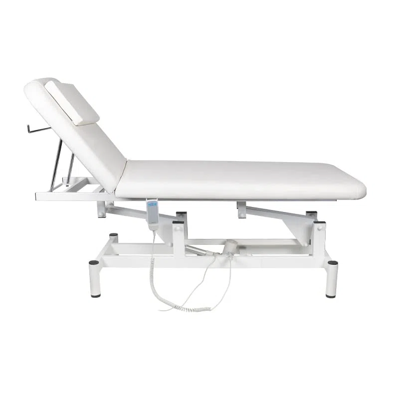 ACTIVESHOP Lettino massaggiante elettrico con 1 motore 079 bianco