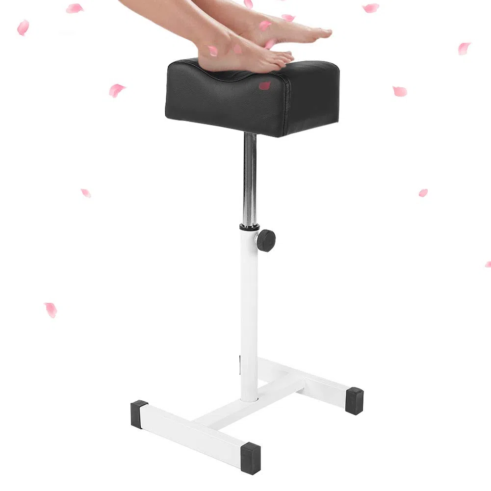 Poggiapiedi regolabile per pedicure, manicure, poggiapiedi morbido e robusto, per pedicure, salone, spa, tatuaggio, per riposare i piedi, per saloni di bellezza