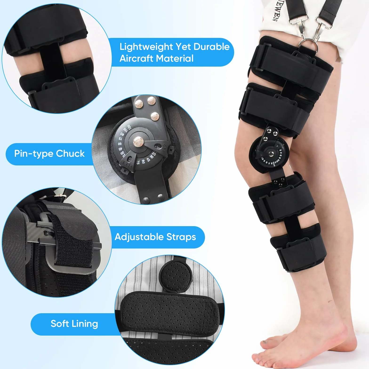 Ginocchiera Incernierata ACL MCL PCL Stabilizzazione Uomo Donna