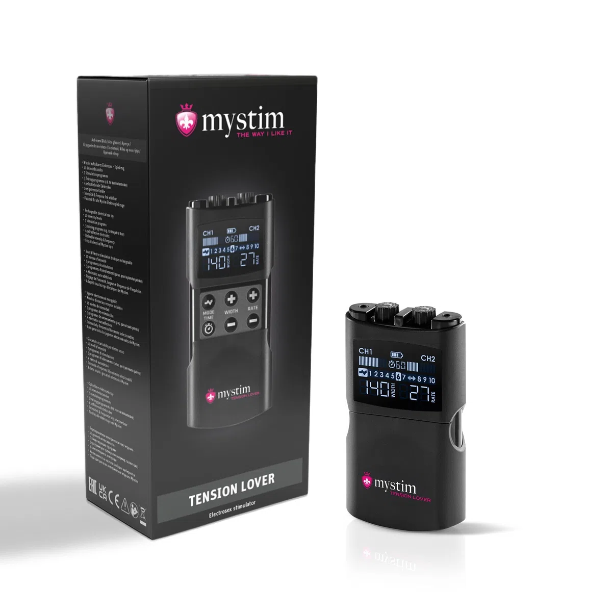 Mystim TENSION LOVER™ 2.0 – Electro Sex Stimulator Made in Germany
