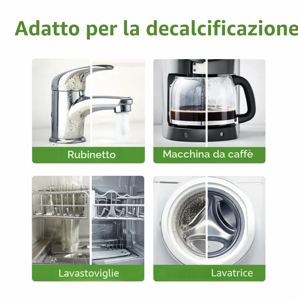 GiDeli Acido citrico alimentare in polvere monoidrato E330 20 kg cristalli puri anticalcare