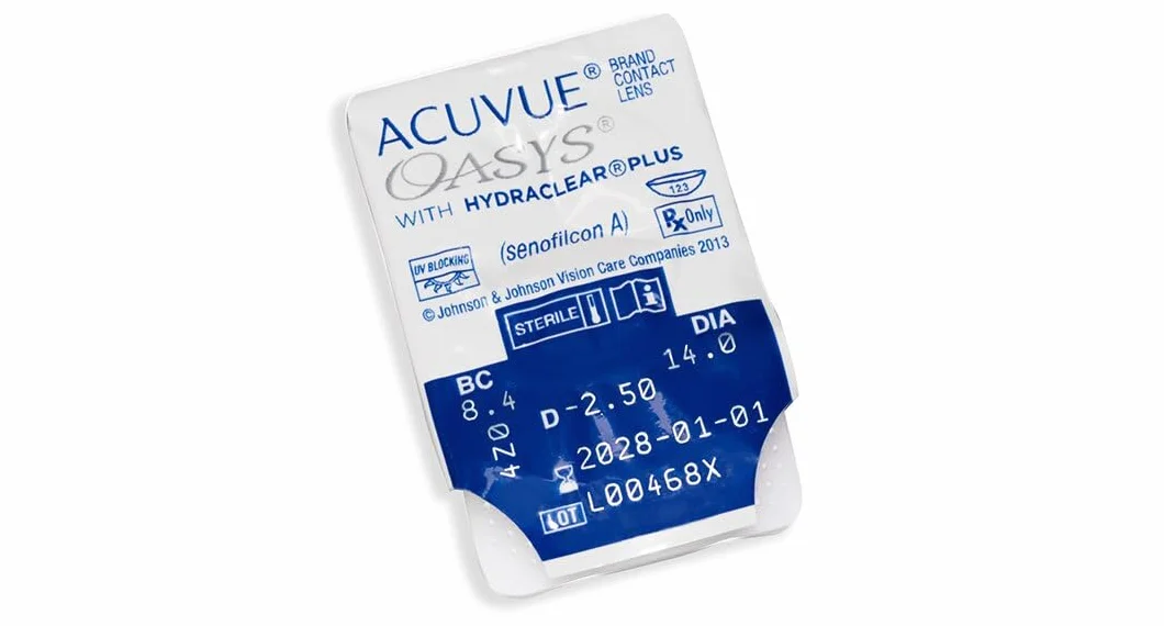 ACUVUE OASYS HYDRACLEAR PLUS Lenti a contatto quindicinali Protezione UV -2.00 BC 8.8 DIA 14.00 12 lenti