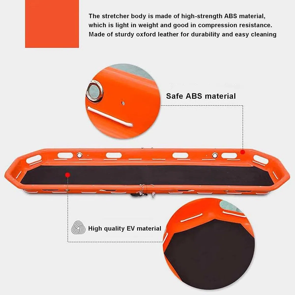 Barella Rescue Basket, Cesto in Acciaio Inox per barella di Emergenza, con Cinghie di Sollevamento e Imbracatura di Sollevamento, per Elicottero e Soccorso