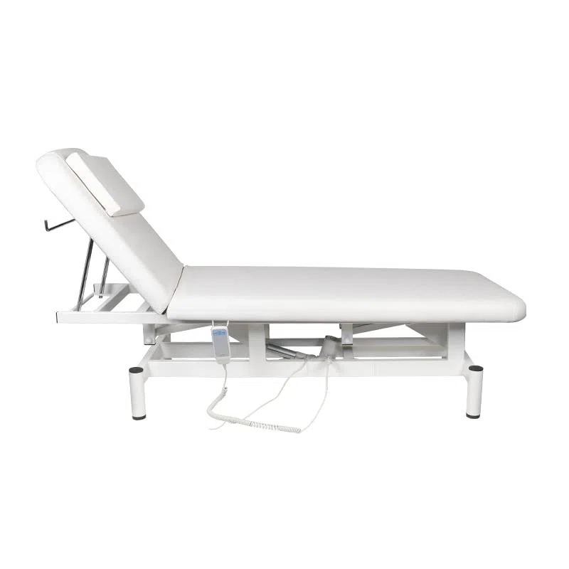 ACTIVESHOP Lettino massaggiante elettrico con 1 motore 079 bianco