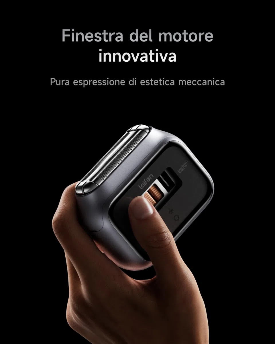 Laifen P3 Pro Rasoio Elettrico, Regolabarba Uomo con Motori ad Alta Velocità Proprietari, 2 Da 12.000 Tagli/Min, Durata Della Batteria Di 100 Minuti, Impermeabilità IPX7, Ideale per Viaggia