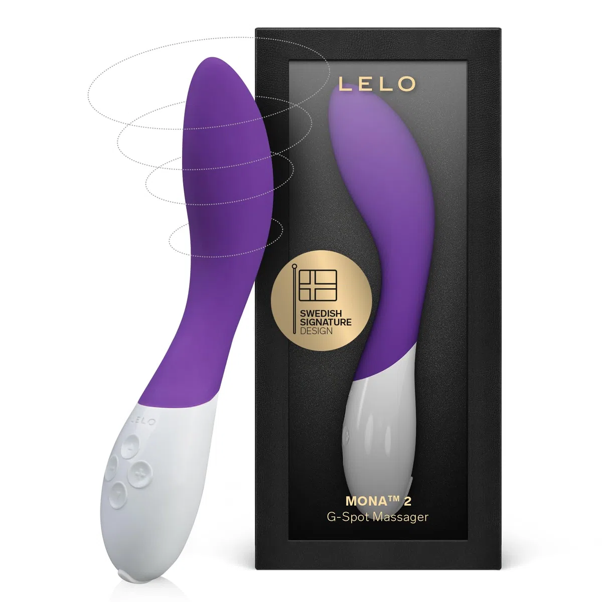 LELO MONA 2, Viola, Vibratore per Donna per la Stimolazione del Punto G, Vibratori, Vibratori Donna