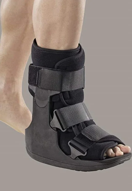 Equal 450 Tutore a Stivaletto Rigido Basso Scarpe Ortopediche Donna Uomo Caviglia Distorsione Cinghia di Fissaggio S