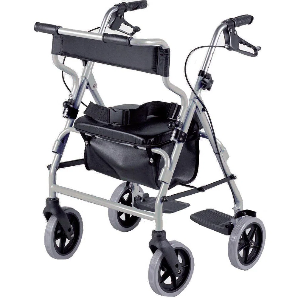 NRS Healthcare M58203 2 in 1 Deambulatore e Sedia a Rotelle