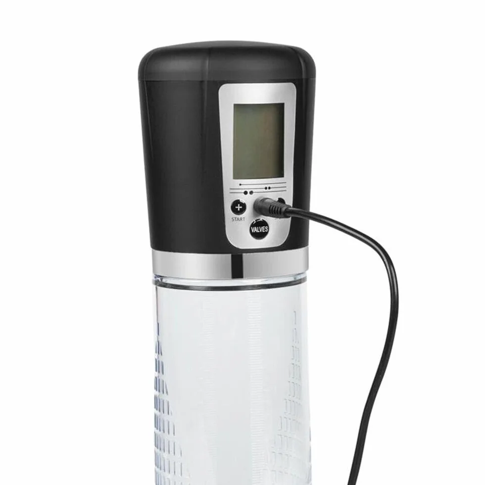 ELETTRO SVILUPPATORE A POMPA A VUOTO PER INGRANDIMENTO PENE MASCHILE CON DISPLAY LED