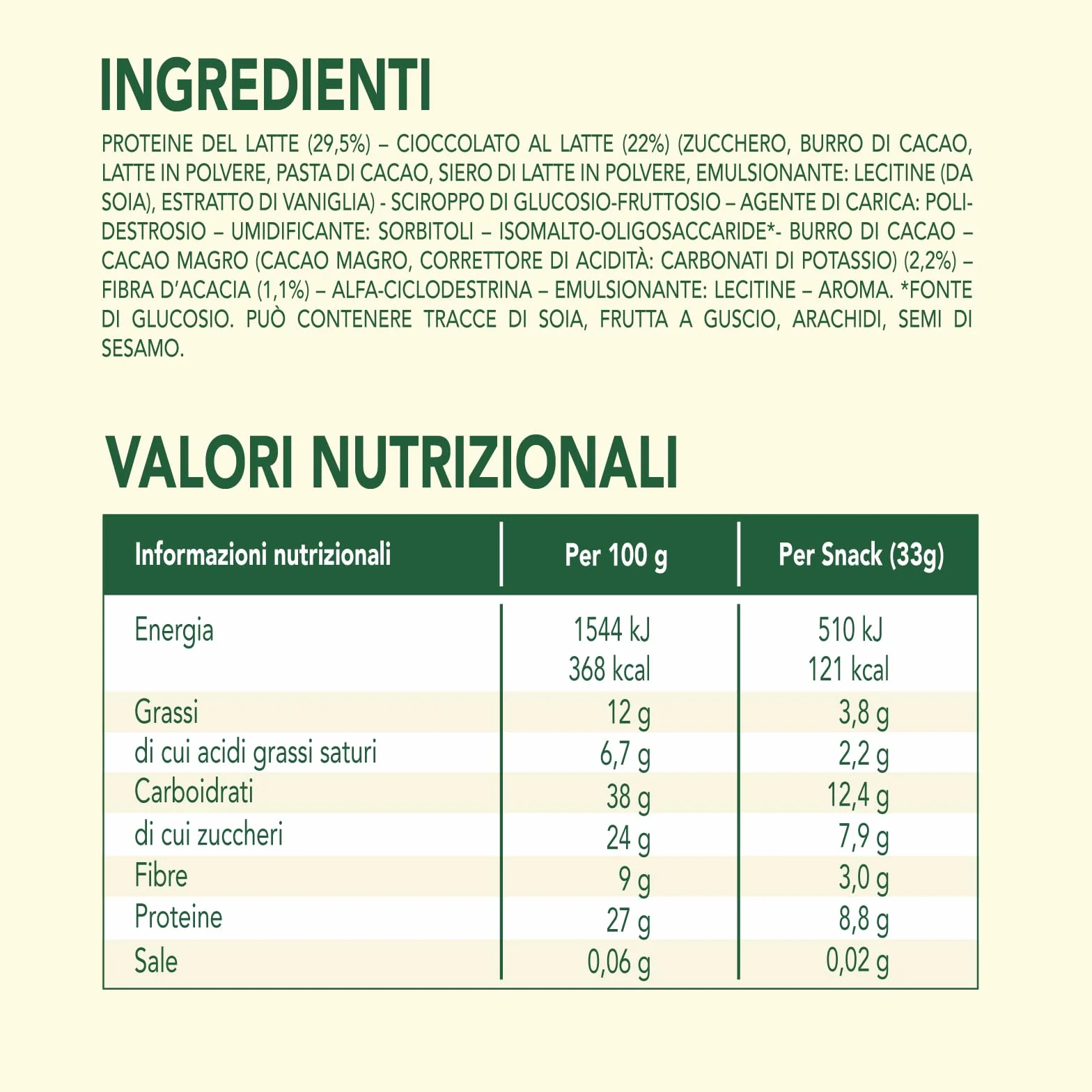 Enervit Enerzona Protein Snack 40-30-30 Variety Pack 5pz Pistacchio + 5pz Cioccolato al Latte Barrette Proteiche