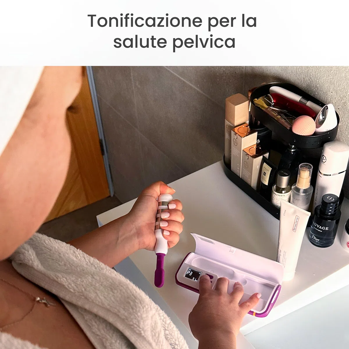TensCare iTouch Go – Stimolatore Perineale Wireless | Dispositivo Kegel per Donne, EMS Clinicamente Testato per il Controllo della Vescica, Trattamento dell’Incontinenza e Recupero Post-Parto