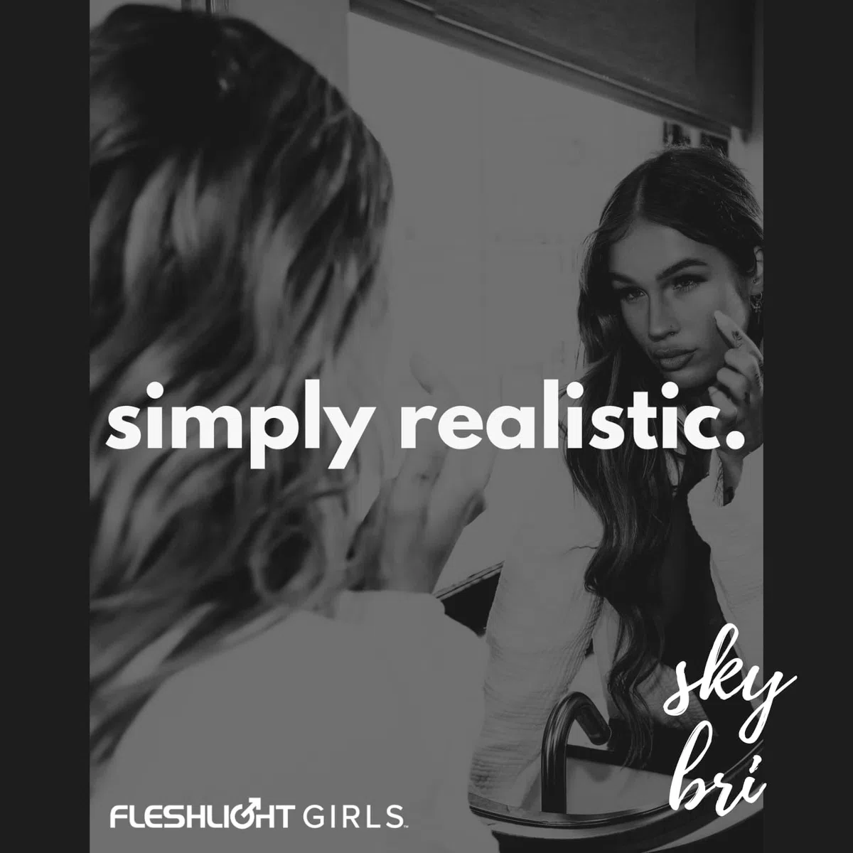 Fleshlight Sky Bri Celestial (Lady) - Masturbatore SuperSkin, giocattolo del sesso estremamente realistico