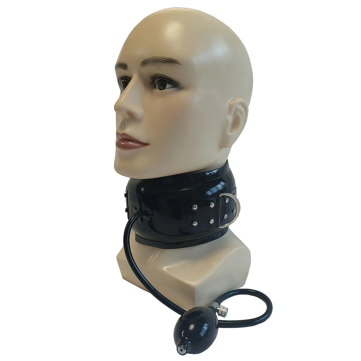 Collare in Lattice Gonfiabile per Uomo Accessori per Abbigliamento con Cerniera Regolabile da Donna,Collari per Accessori per Collo Cosplay per Uomini e Donne