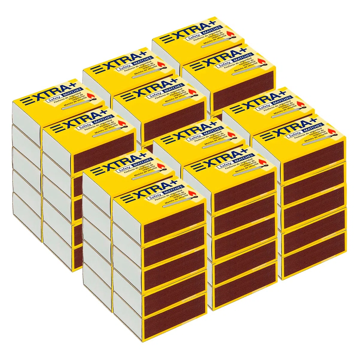 ACAN Tradineur - Confezione da 6 scatole di fiammiferi super lunghi XXL, 300 fiammiferi totali di sicurezza super lunghi per cucine, barbecue, caminetti, stufe (17 cm)