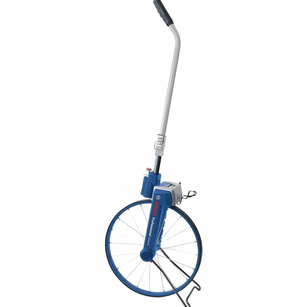 Bosch Professional Misuratore Stradale GWM 40 (Diametro Ruota: 38,91 cm, Circonferenza: 1,22 m, Valore Max. Misurato: 9999,99 m)