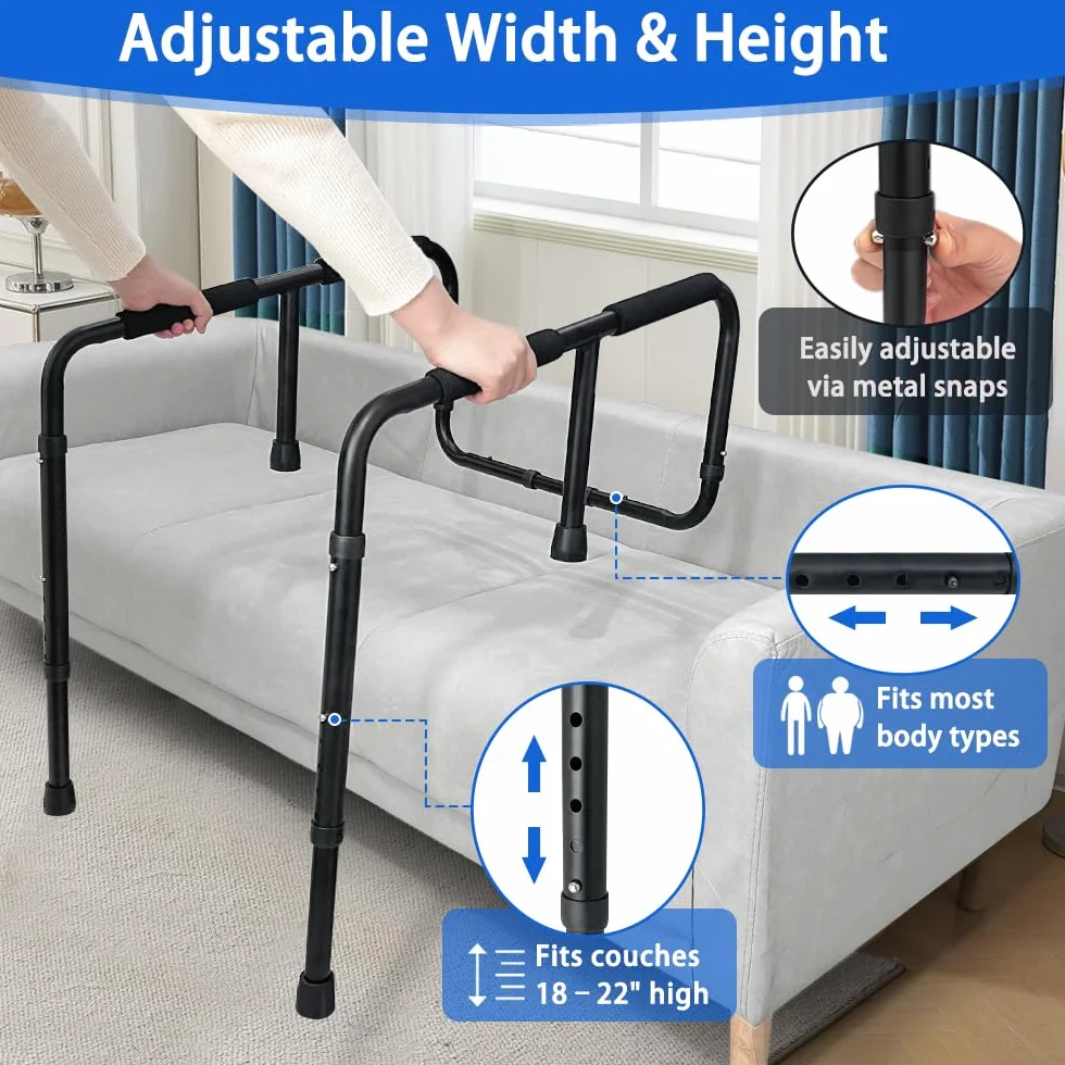 Assistente per divano, Assistenza sedia per anziani seduti a piedi, Grab Bar Aiuti in piedi per anziani, Maniglia di assistenza per divano in piedi, Dispositivi di assistenza per sollevamento