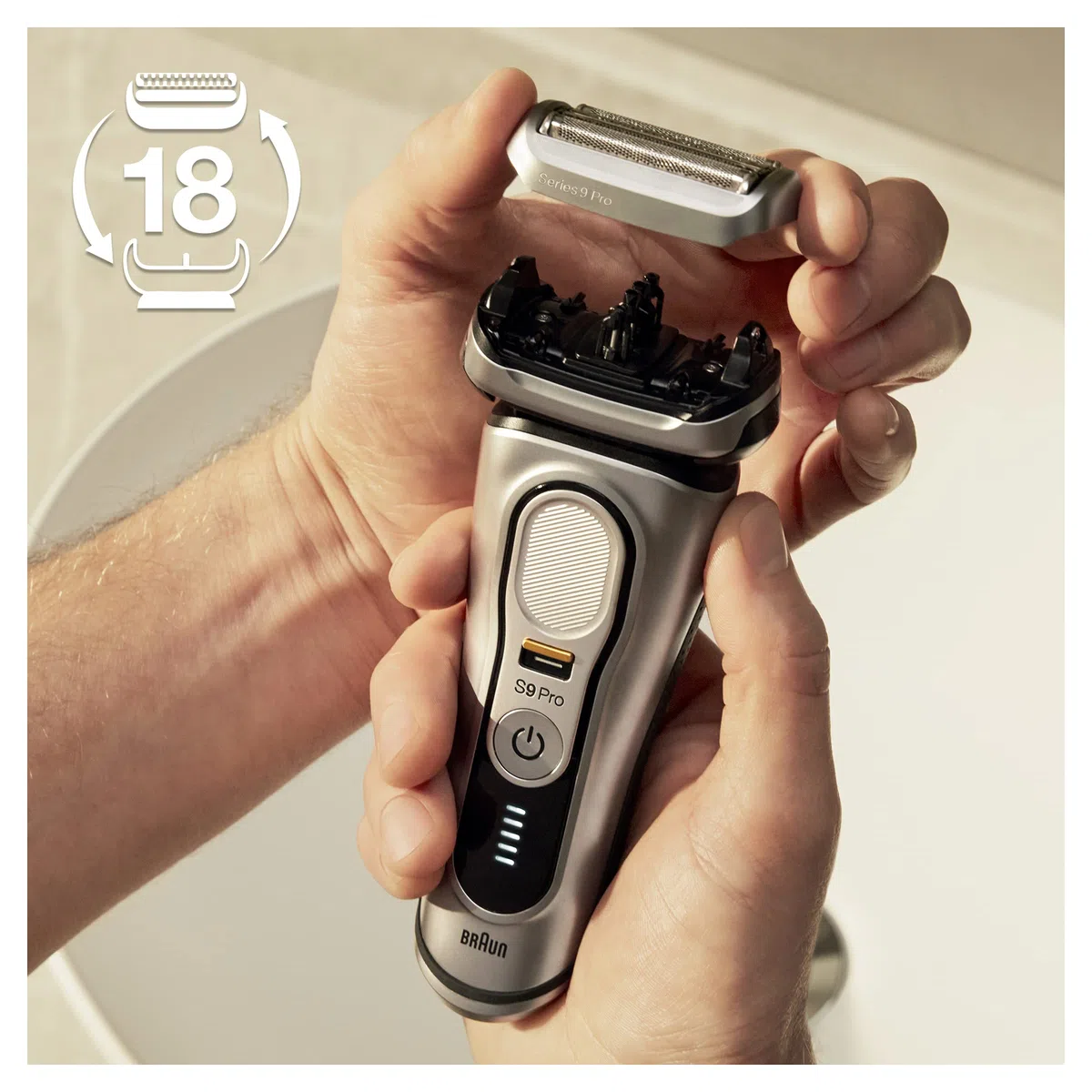 Braun - Parte di ricambio per rasoio Braun Series 9 Rasoio da uomo 94M