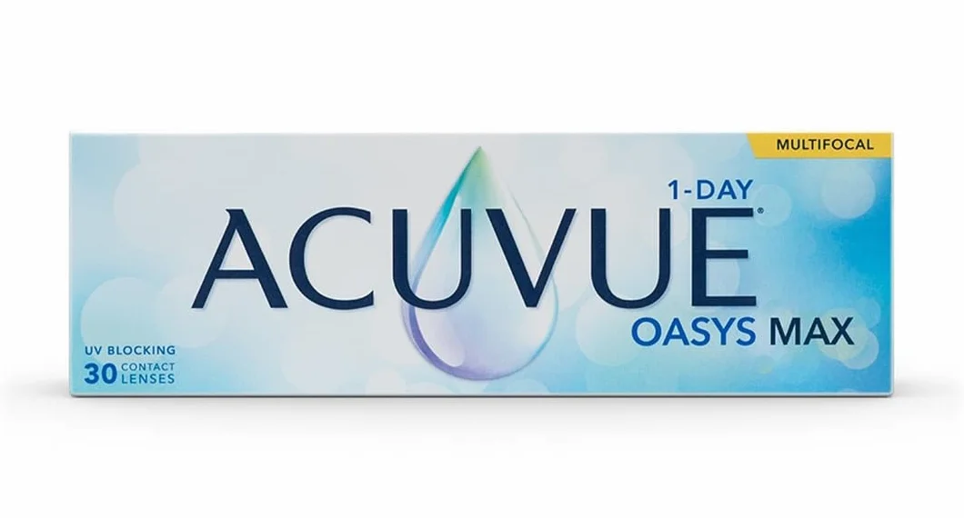 ACUVUE OASYS MAX 1-Day Multifocal Lenti a Contatto -2.25 BC 8.4 DIA 14.30 ADD Medium 30 lenti