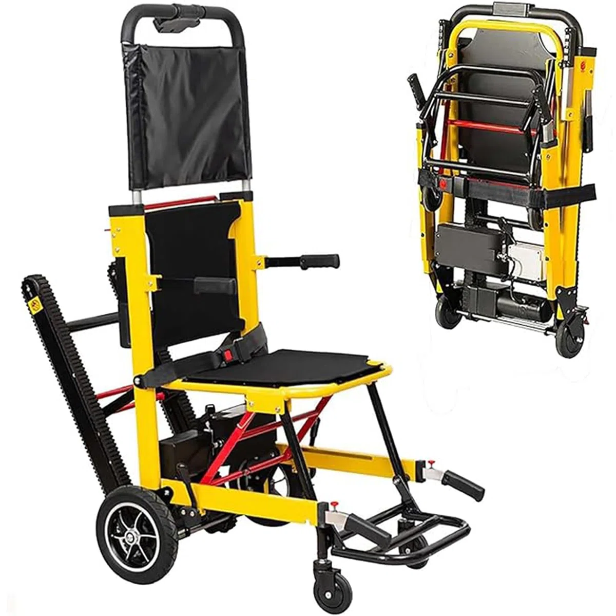 Montascale Elettrici Sedia A Rotelle Elettrica Portatile per Anziani Sedia A Rotelle Saliscale Assistenza alla Deambulazione per Anziani Disabili può Salire E Scendere Le Scale
