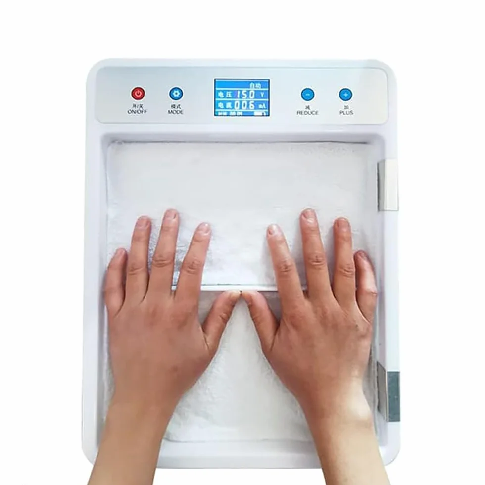 Dispositivo ionoforesi iperidrosi mani piedi terapia domiciliare efficace