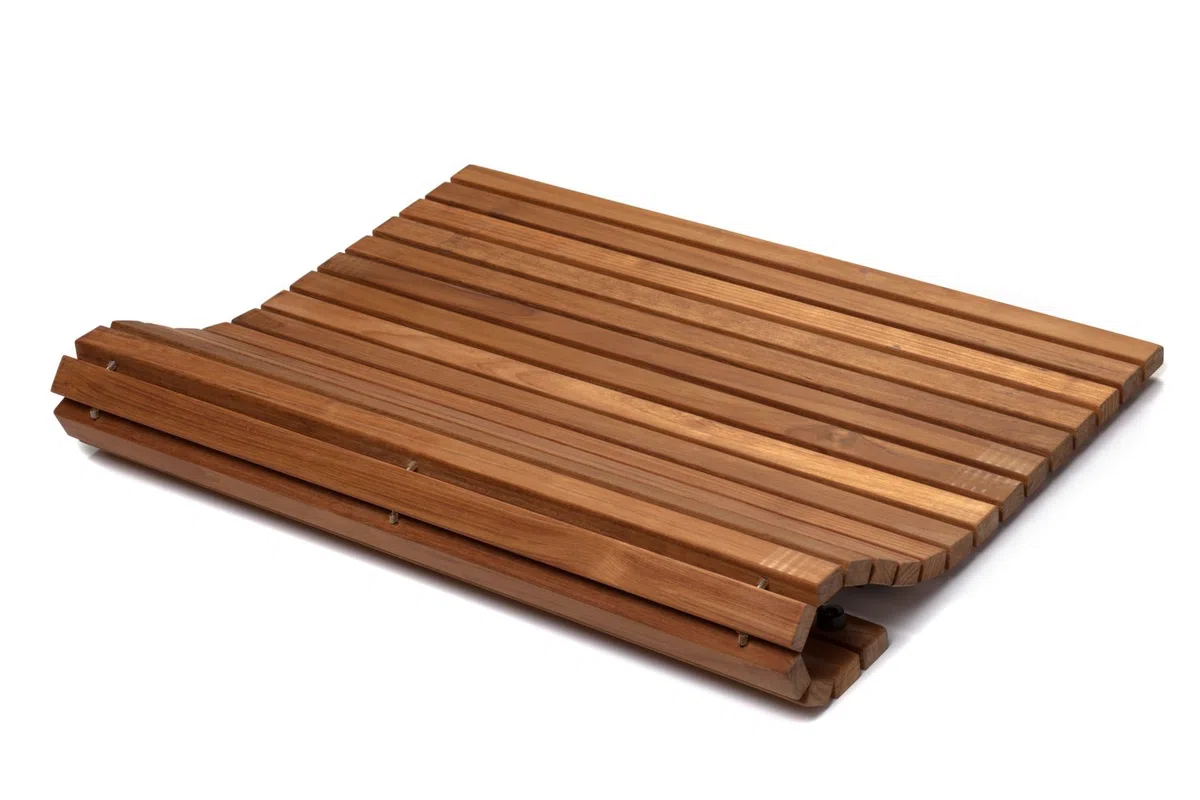 Asinox TEK4H990 Doccia Legno Marrone Inferriata 76 x 76 x 2,5 cm