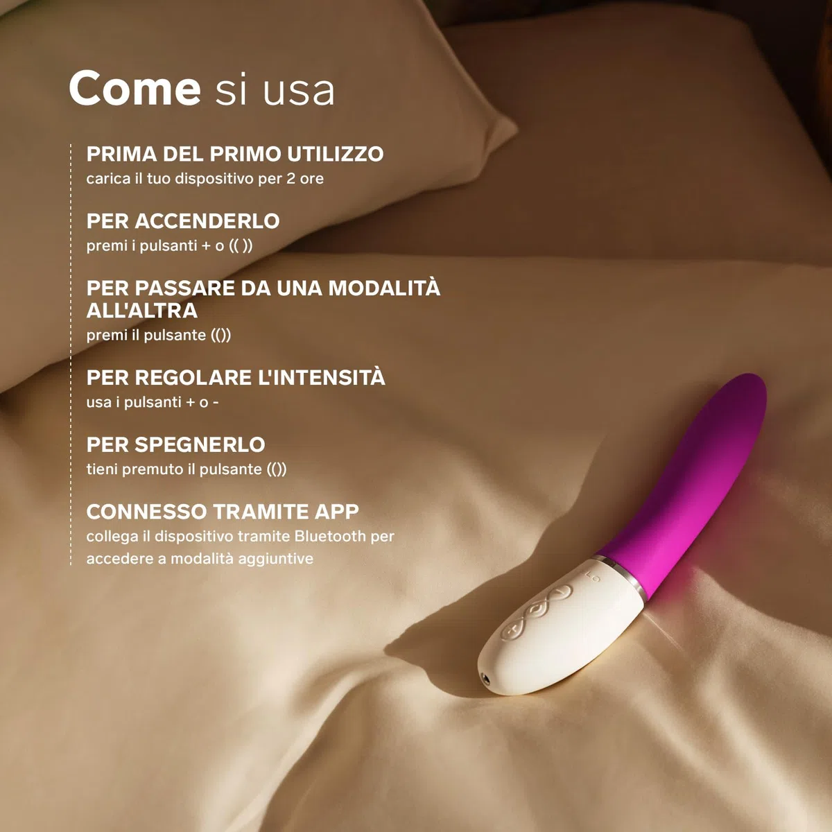 LELO LIV 3 Vibratore per il Punto G Controllato da App per Donne con 8 Modalità di Piacere e una Forma Curva, Powder Blue