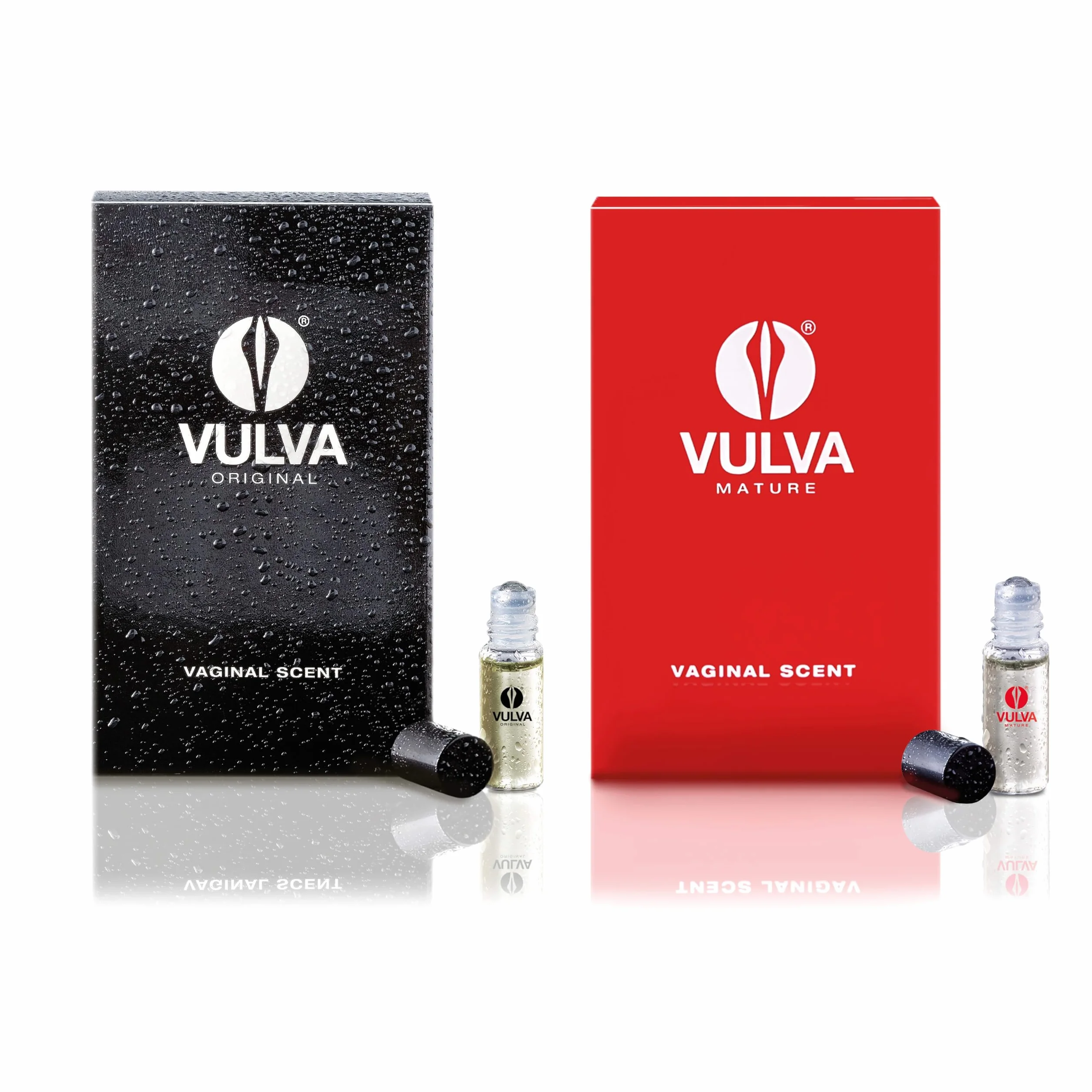 VULVA Bundle Original + Mature – Afrodisiaco per uomini e donne – Vera fragranza erotica della vagina con feromoni