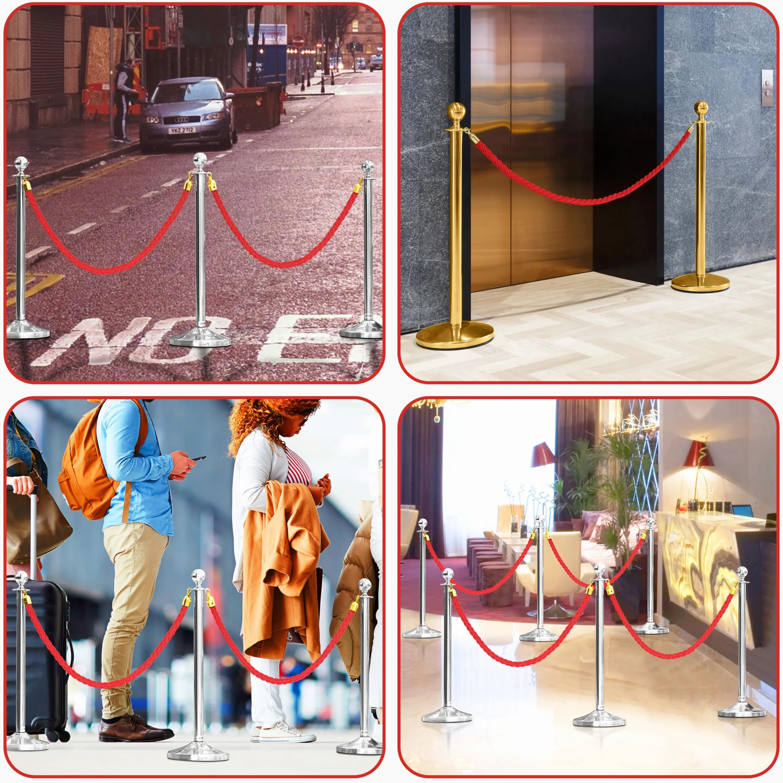 BELLE VOUS Red Velvet Rope 2 confezioni